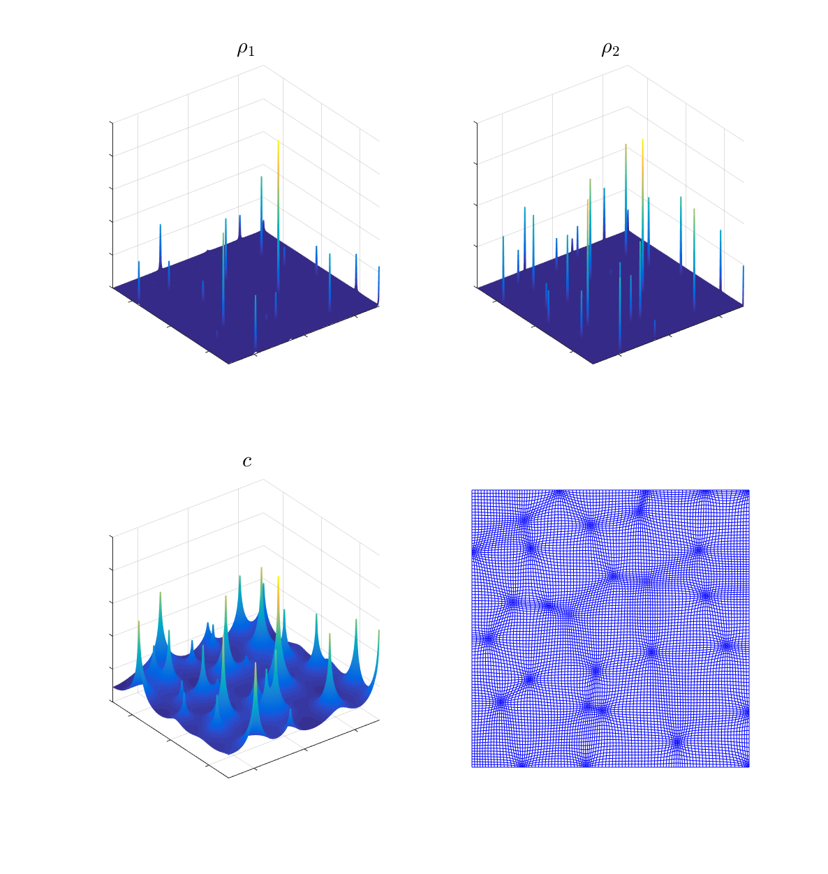 AMM upwind scheme for two-species chemotaxis model